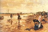 A day at the seaside by Alfred Glendening
